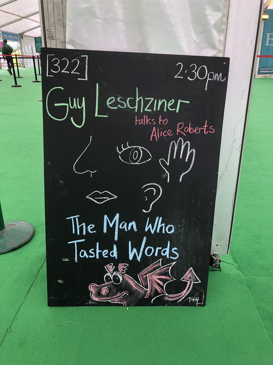 chickeninchalk's tweet photo. @hayfestival @guy_lesch https://t.co/e5Ty7DXXs5