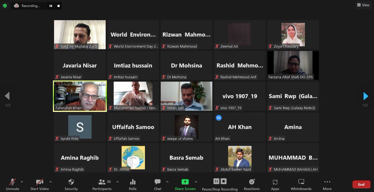 AnthroInsights's tweet photo. #HappeningNow: Webinar on World Environment Day has started. #OnlyOneEarth #WorldEnvironmentDay https://t.co/rderuGv1lz
