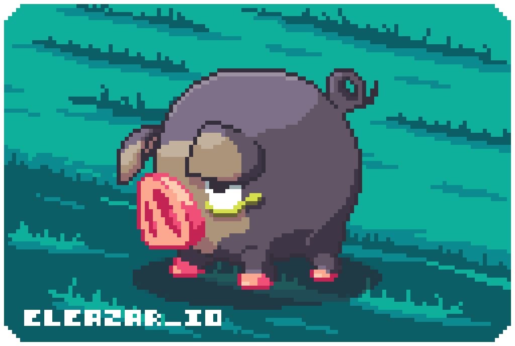 EleazarIo_'s tweet photo. "A cute #LECHONK appeared!"

#Lechonk from #PokemonScarletViolet 
for @Pixel_Dailies

Canvas size: 128 x 86
#pixel_dailies #pixelart https://t.co/KAR00I6YHc