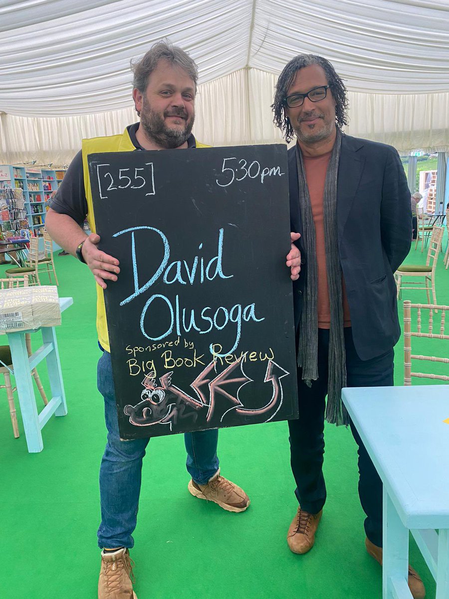 chickeninchalk's tweet photo. @BaillieGifford @hayfestival @DavidOlusoga https://t.co/236xiXwfFu