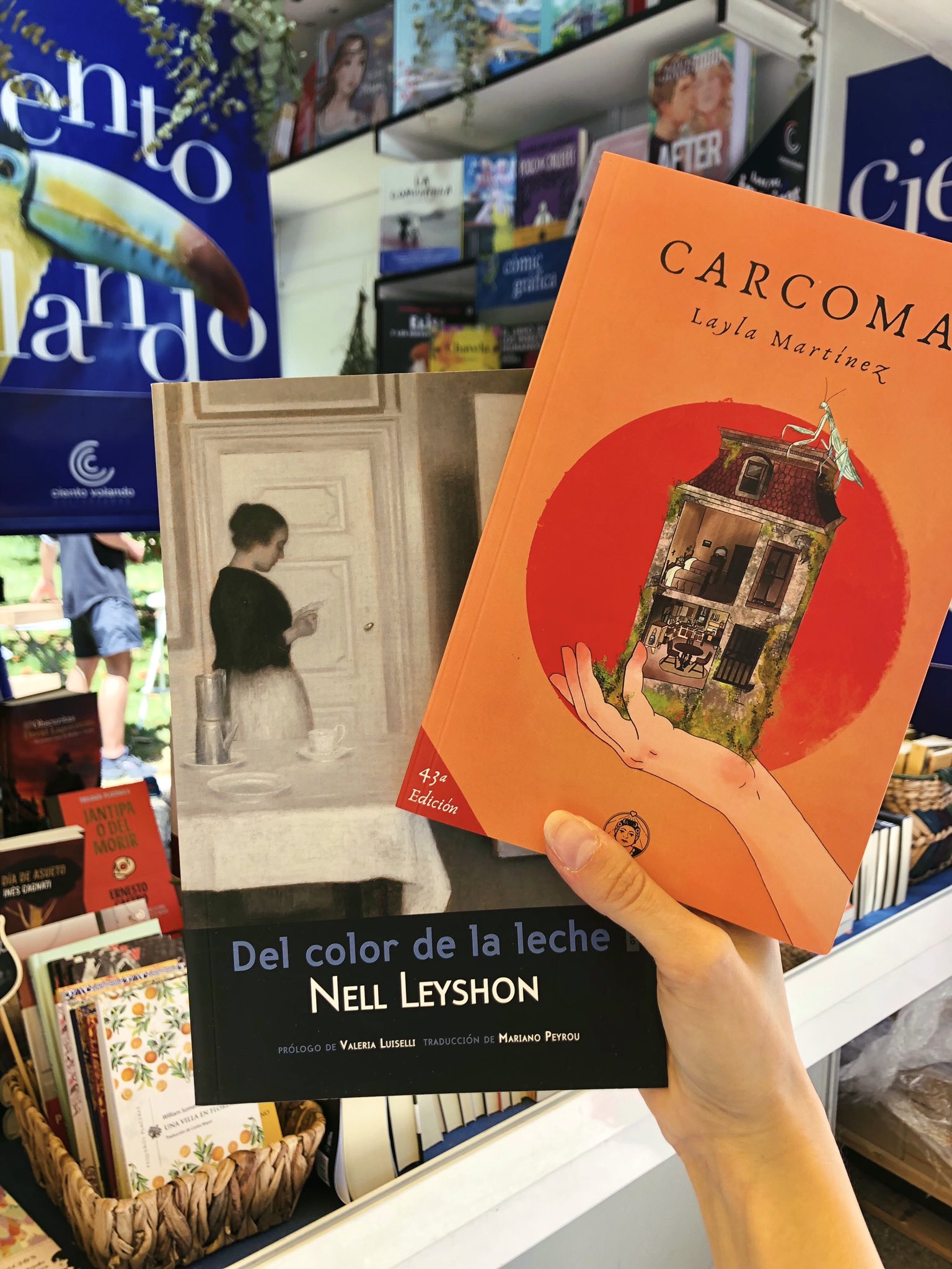 𝐂𝐢𝐞𝐧𝐭𝐨 𝐯𝐨𝐥𝐚𝐧𝐝𝐨 on X: Pasado el ecuador de la @FLMadrid, estos  dos son nuestros libros más vendidos: la «Carcoma» de Layla Martínez  (@AmordemadreEd) y «Del color de la leche» (@sextopiso_es). ❤️   /