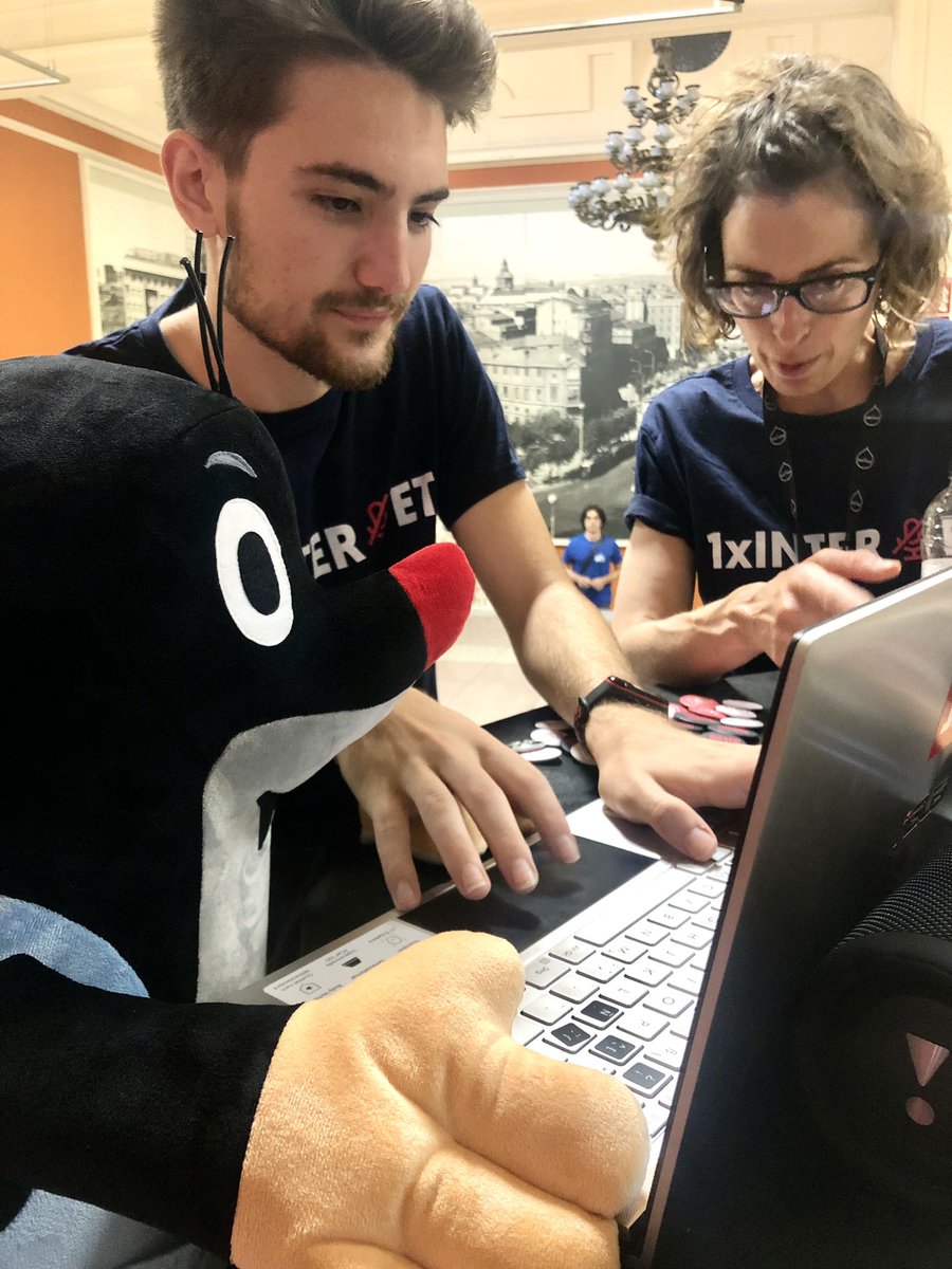 laritamaria's tweet photo. Second day in #DrupalCampES Looking forward to see Krtek in the stand of @1xINTERNET he said that enjoy a lot with our team here in #DrupalCampES @DrupalConEur #DrupalConPrague 😍👏 https://t.co/du36kPR0SC