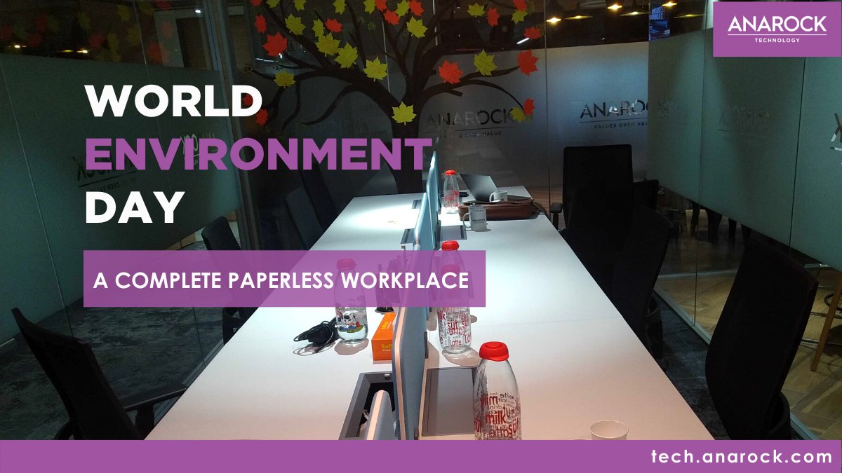 AnarockTech's tweet image. World Environment Day- Today, Tomorrow, Everyday!
#WorldEnvironmentDay #OnlyOneEarth #goinggreen
#worldenvironmentday2022 #paperlessworkplace #ecofriendly #environment