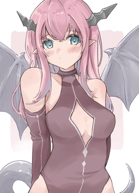 ピンク髪竜娘ちゃん 