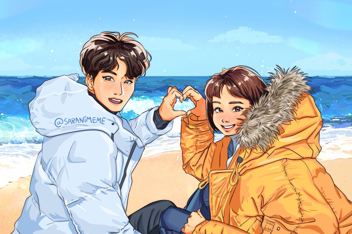 saranimeme's tweet photo. Seagulls or me? #weightliftingfairykimbokjoo #wfkbj #NamJooHyuk #leesungkyung https://t.co/sSGlE2vTSC
