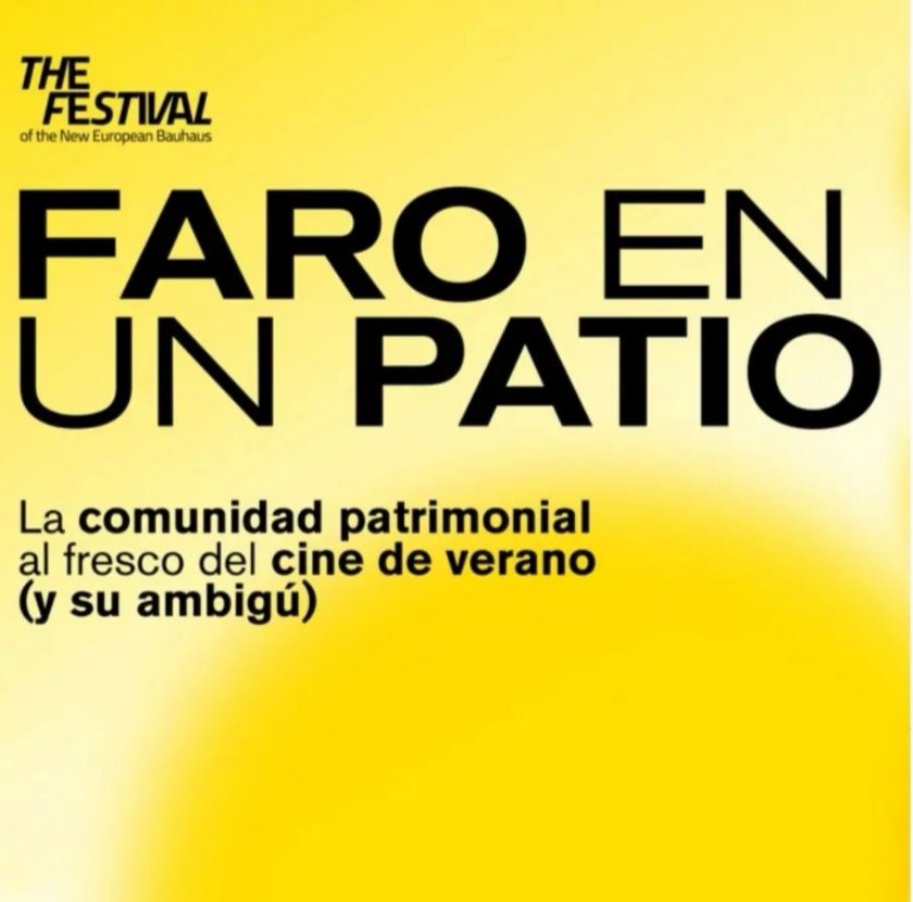 patiosaxerquia's tweet photo. Cuenta atrás para empezar las actividades #NEB! En la apuesta por ciudades inclusivas y sostenibles, #PAX con @Cine_cercano y @coe contribuye al debate con evento en #CineFuenseca (con ambigu) viernes 10J a 21h! Hablamos de ciudades y comunidades a través del cine! Apúntalo!!!!! https://t.co/DlPnvds6hl