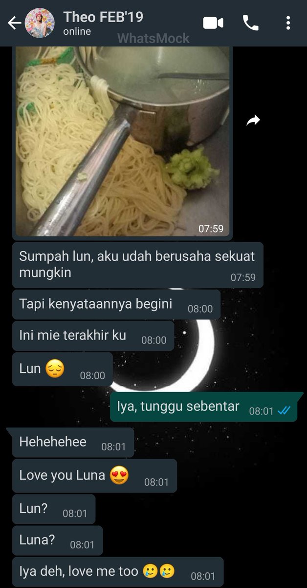 kakuminya's tweet photo. Abruptly

U masakin i, i love u

Lee Taeyong NCT few tweet AU
Oleh ©kokuminya https://t.co/0Eq2RbZbuv
