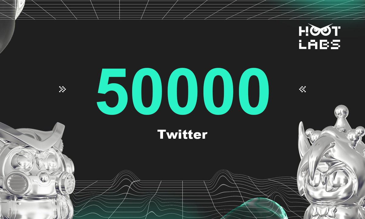 Wow, 50,000+ Twitter followers! Thanks for all your support!  🥳

🎁 To celebrate this, 2x WL spots / 2x INKE commemorative NFT ／2x gift pack to giveaway. 
Hoot hoot! 

1️⃣Follow @InkeNFT
2️⃣❤ &amp; RT

⏳48hrs