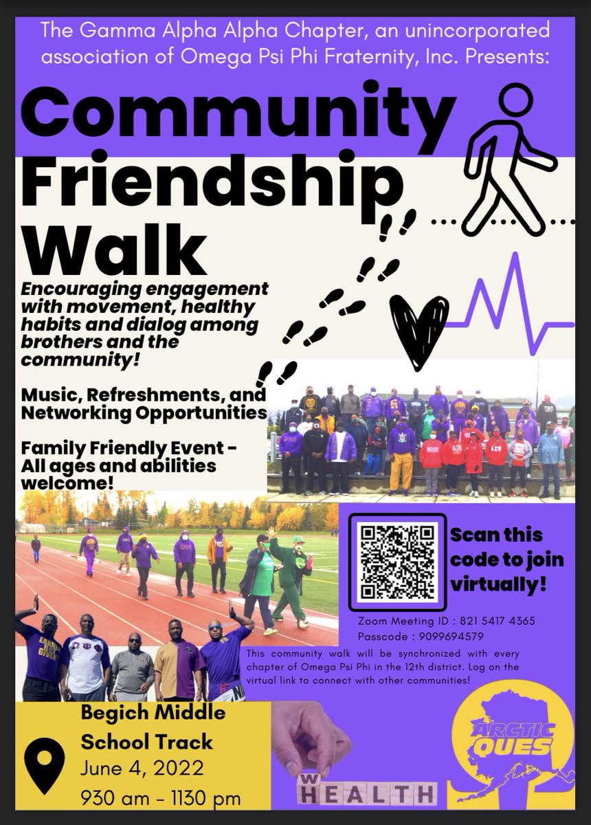 AnthonyApril11's tweet photo. Participated in the Omega Psi Phi Fraternity, Inc., Annual Community Friendship Walk. Great event! https://t.co/vH3G2R1gWF