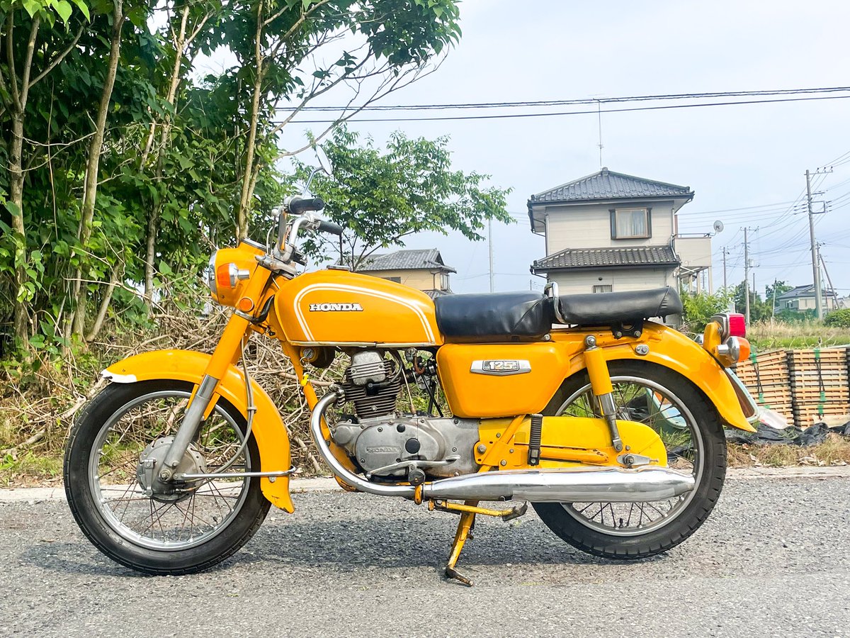 ホンダ CD125K と、言うわけで HONDA CD125Kの5型(1971) 納車されました