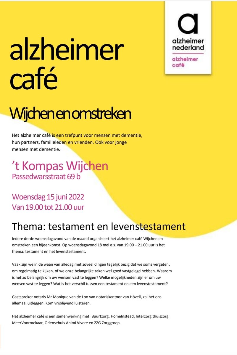 Notaris__'s tweet photo. Top story: @animivivere: 'Zorg dat u ook goed geïnformeerd bent over uw toekomst! Kom vrijblijvend luisteren naar notaris Mr. Monique van de Loo van notariskantoor van Hövell. ' https://t.co/GWbTTOGU4H, see more https://t.co/4DsHxohBcq