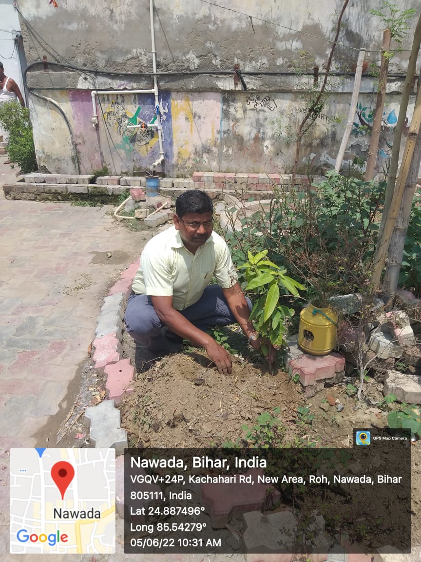 ElectionDeptNwd's tweet photo. विश्व पर्यावरण दिवस के अवसर पर ई0वी0एम0 एवं वी0वी0 पैट वेयर हाउस, निर्वाचक निबंधन पदाधिकारी के कार्यालय एवं जिला पदाधिकारी के कार्यालय एवं सभी मतदान केन्द्रों पर पौधारोपन कार्यक्रम आयोजित किया गया।
@CEOBihar 
@DMNawada https://t.co/31HrlDWVPS