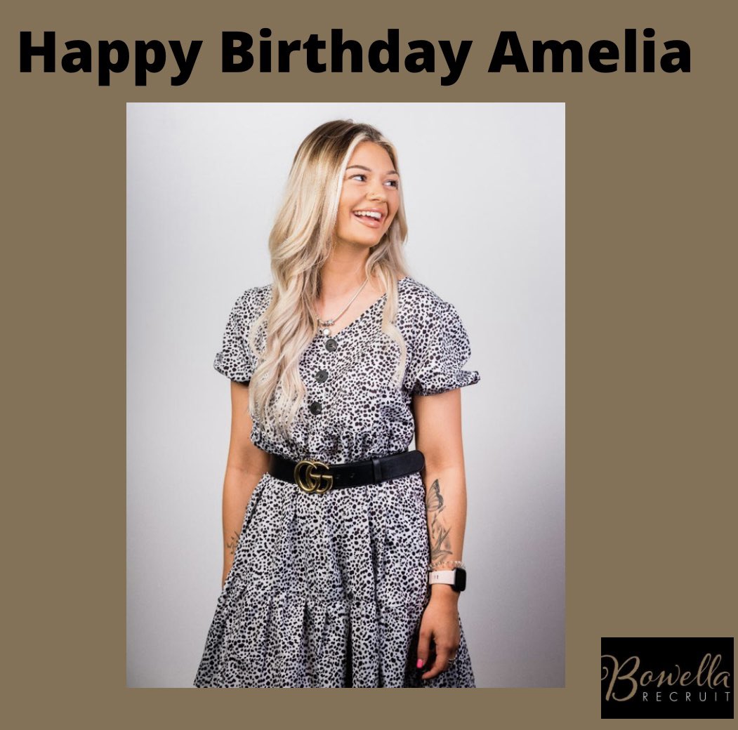 Bowellarecruit's tweet photo. Happy Birthday to our very own Amelia! Have a super day! #birthdays #recruit #bowellarecruit https://t.co/C4tBzUUIrC