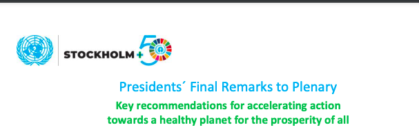 ICYMI: Powerful #CallToAction from #Stockholm50. 🇸🇪

Our 🌍 demands that governments, businesses, nonprofits and individuals  urgently heed the call. wedocs.unep.org/bitstream/hand…

#WorldEnvironmentDay