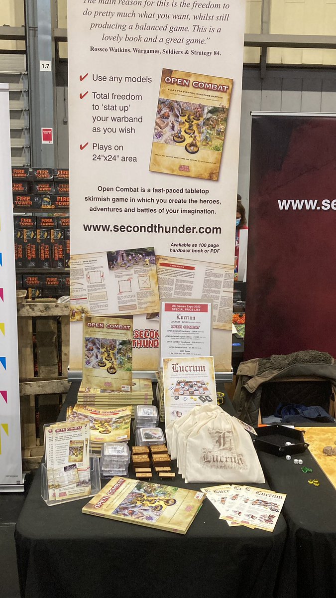 Second Thunder - Open Combat Skimish Rules tweet media