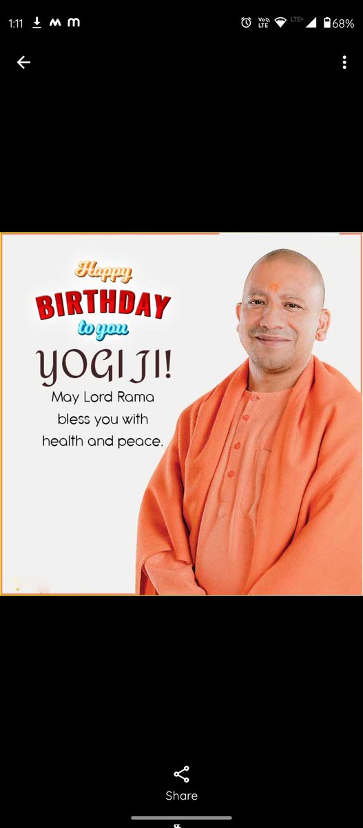 sultaniyan_3464's tweet photo. Happy 50th birthday yogi ji 🎂🎂
#besafe
#stayhelathy
#yogiadityanathbirthday https://t.co/RsyxT9K1Nu
