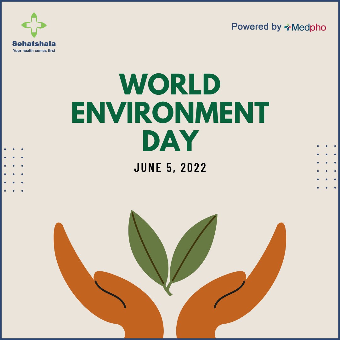 sehatshala's tweet photo. On this #WorldEnvironmentDay, let us make sure that we become more environmentally friendly through recycling, using green electricity or even just planting some trees.

#WorldEnvironmentDay2022 #sustainability #EnvironmentDay https://t.co/laUz4PwFkG