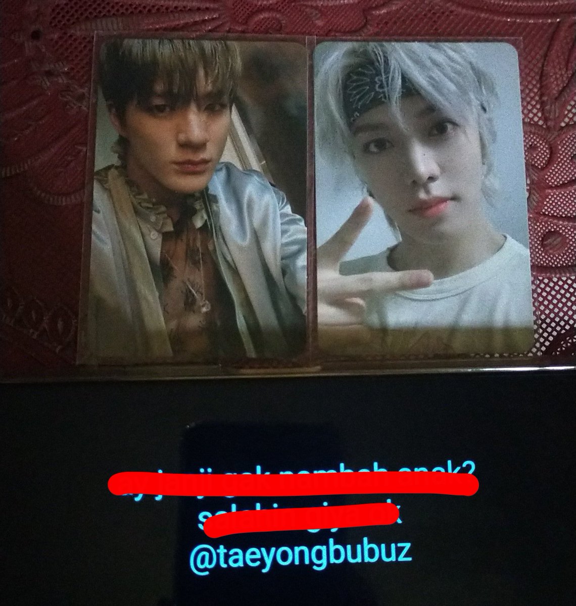 taeyongbubuz's tweet photo. [wts wto want to sell want to operslot]
jeno abs jewel universe &amp; yuta kihno neozone—190K.

dm for more details! help rt! *nangis* https://t.co/Rwbmi92GzG