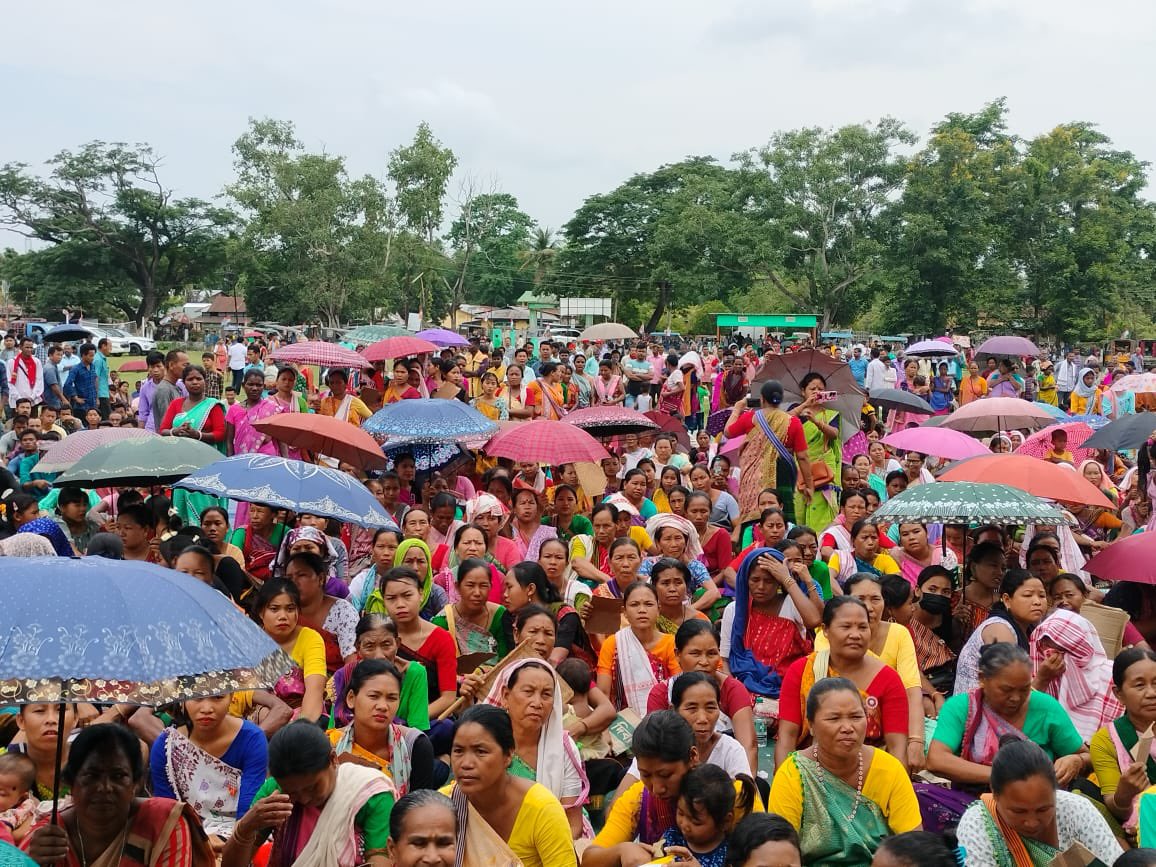 BhupenKBorah's tweet photo. Sharing few snapshots of our today's election meeting at Langpher in Karbi Anglong Autonomous Council election in favour of INC Candidate Smti.Purnima Ronghangpi . https://t.co/KYQDhjqv8H