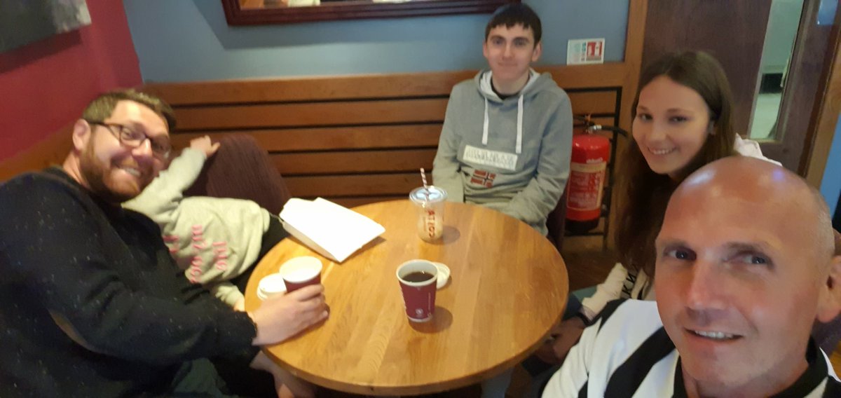 Nacass1973's tweet photo. On our way to the Olympic stadium,  coffee stop .....utm https://t.co/8Y8R3cJXGV