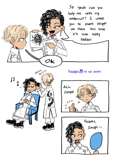 #東卍FA i watched/read all of this in like half a week and dont remember a single thing that happened except  koko saying Only a true friend could ride that horse 