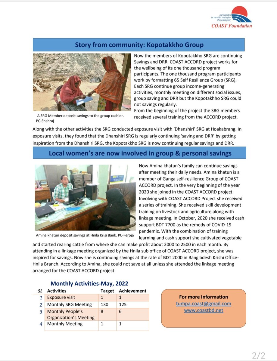 saifuljnusw's tweet photo. Desktop Newsletter of COAST ACCORD Project June, 2022 implemented by @trust_coast funded by @MalteserInt at Ukhiya and Teknaf. @UNICEFBD @UNECOSOC @RezaKChyBD @IOMBangladesh @Rohingya_ISCG @MujibulMunir @Zahangircoast @shohag_shahin @TumpaAfroj https://t.co/9GSDHIGPlw