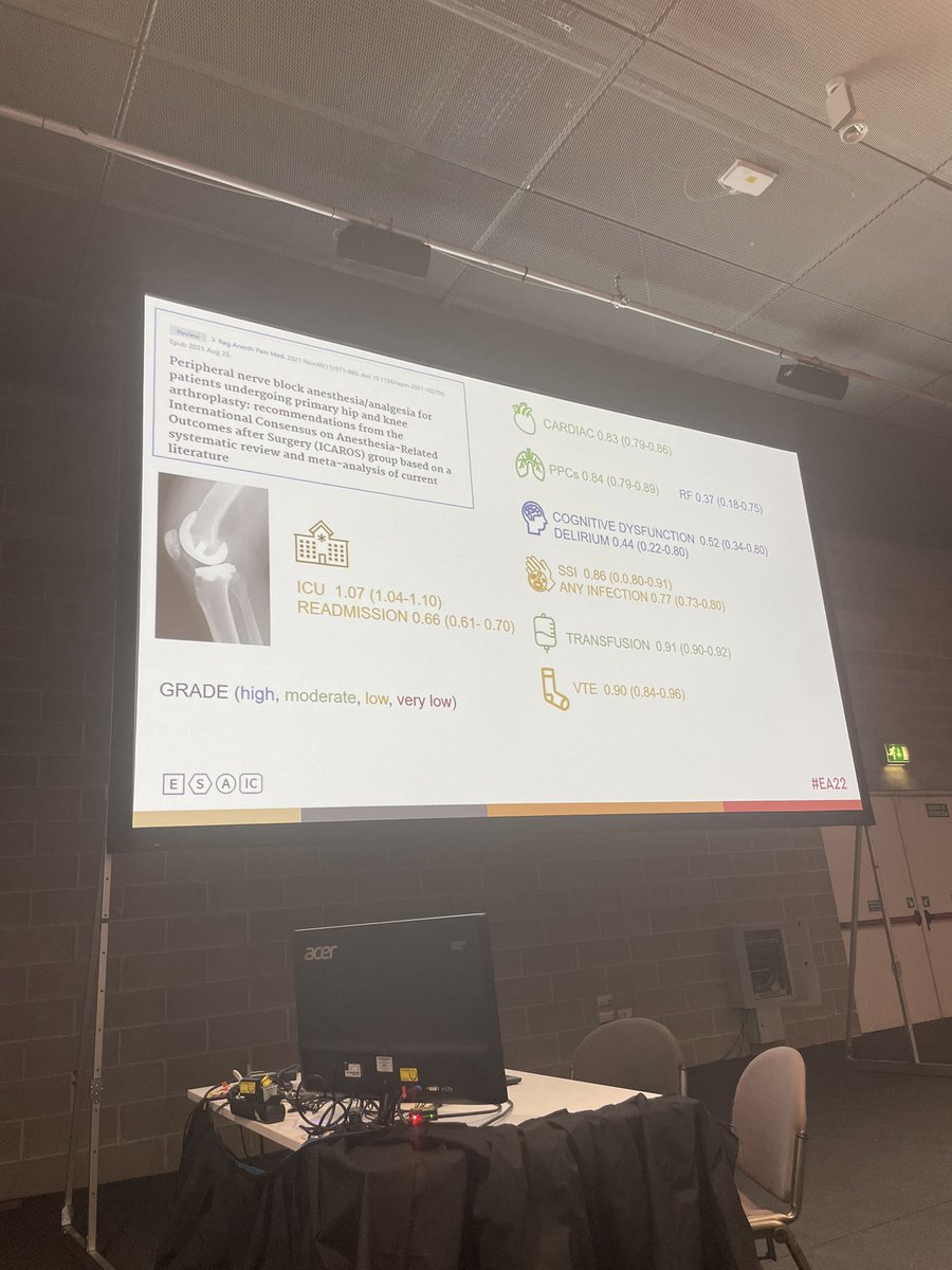 ajrmacfarlane's tweet photo. @felinidoc discussing the icaros guidelines for THA and TKA and role of PNBs

@EMARIANOMD @sgmemtsoudis @rosie_hogg @elboghdadly 

https://t.co/A50JKriUgU

#EA22 https://t.co/L2WGC2EaRa