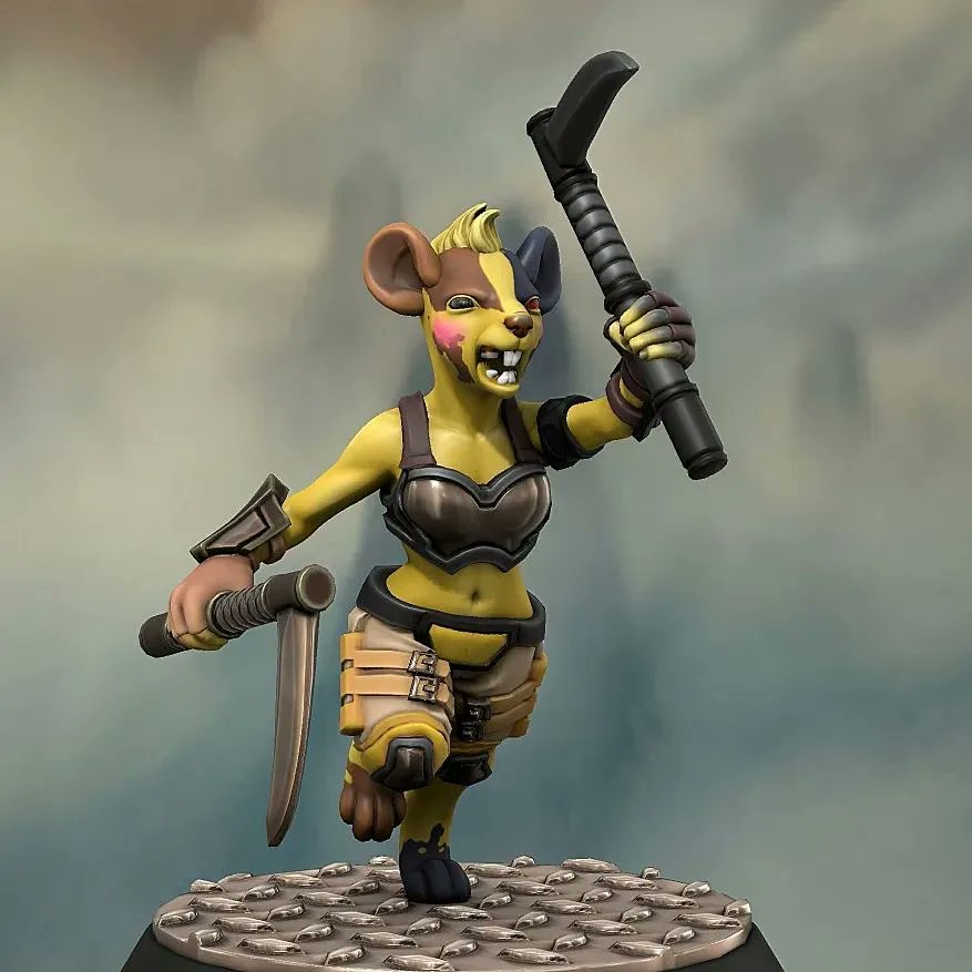 bugpysforge's tweet photo. Morpeko gets enraged when hungry and unleashes her true potential against enemies.
#morpeko #mousefolk #barbarian #lawfulneutral #dnd #dungeonsanddragons #pokemon #dungeonsandpokemon #heroforge #heroforgeminis https://t.co/5C2t35FI96