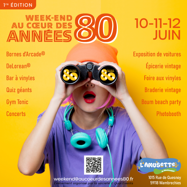 MIELKEeric's tweet photo. 1ère Edition du "Week-End Au Coeur des Années 80" @L'Amusette #Wambrechies https://t.co/jBrFNr7yuZ #hautsdefrance #Années80 #Lille #Eigthies #vintage #Souvenirs #Funk #Newwave #Disco @20minutes @LilleSecret @LilleCityCrunch #Musique #Festival https://t.co/8ZdUAihOTP