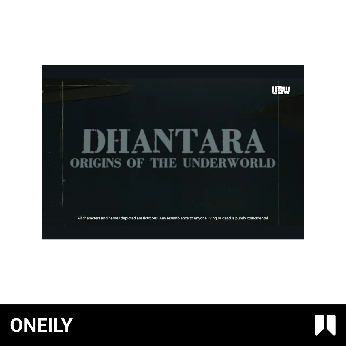 OneilyGadget's tweet photo. Mayhem Studio's "Underworld Gang Wars" (UGW) releases the story trailer of Dhantara.
#MayhemStudio #UnderworldGangWars #UGW https://t.co/zh5bNksWfJ