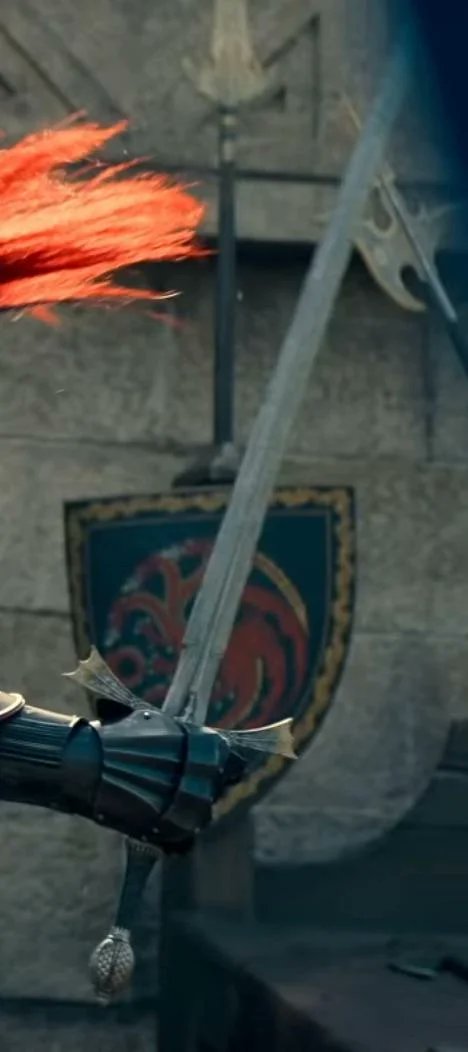 Mestre_Thibaut's tweet photo. C'est vrai que, quand on regarde de près, les designs se ressemblent. Qui sait... peut être que #HouseoftheDragon nous permettra de répondre à certaines théories de #GamOfThrones 😄 https://t.co/7TPhwINCYe