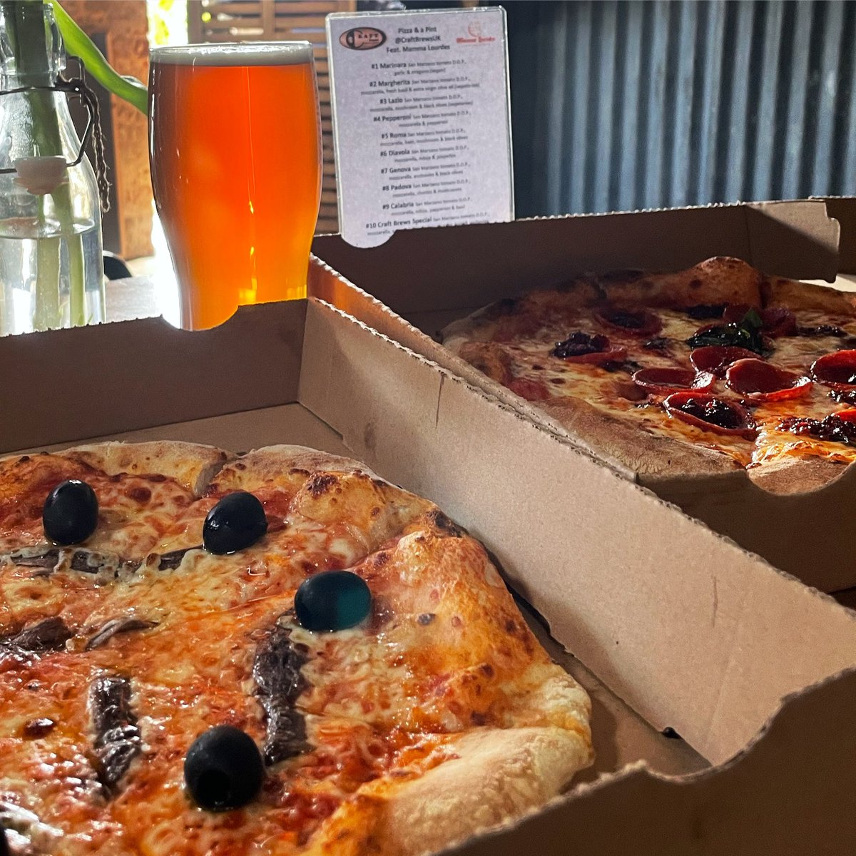 M U S I C • P I Z Z A • B E E R 
#ToDay @ the #TapRoom 11-10 PM
#SUN 5th 
Pizza 2:30-7 | Music 5-7 PM

Come &amp; join us for #LiveAcousticMusic from The True Colours Duo. Mia &amp; Dan will be playing relaxing sets @ the Taproom.

Please book via CraftBrews.UK

Cheers 🍻