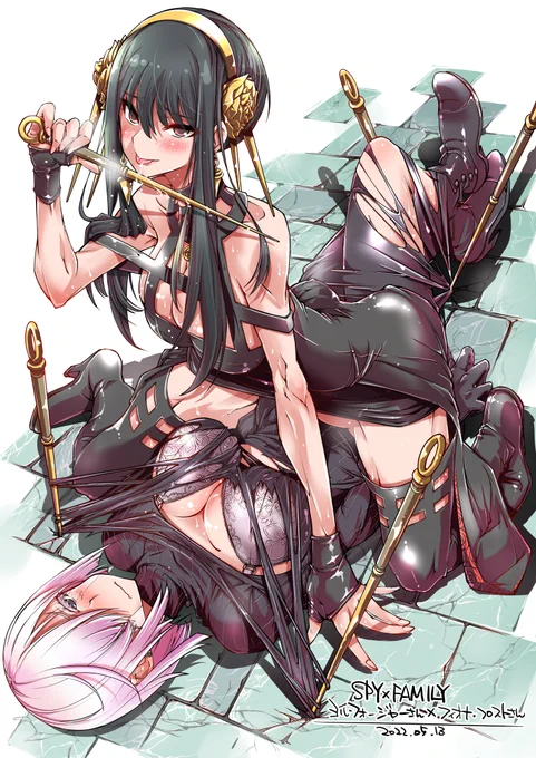 最近の絵です😊 #6月なので自己紹介 二次女の子の半裸が好きです 