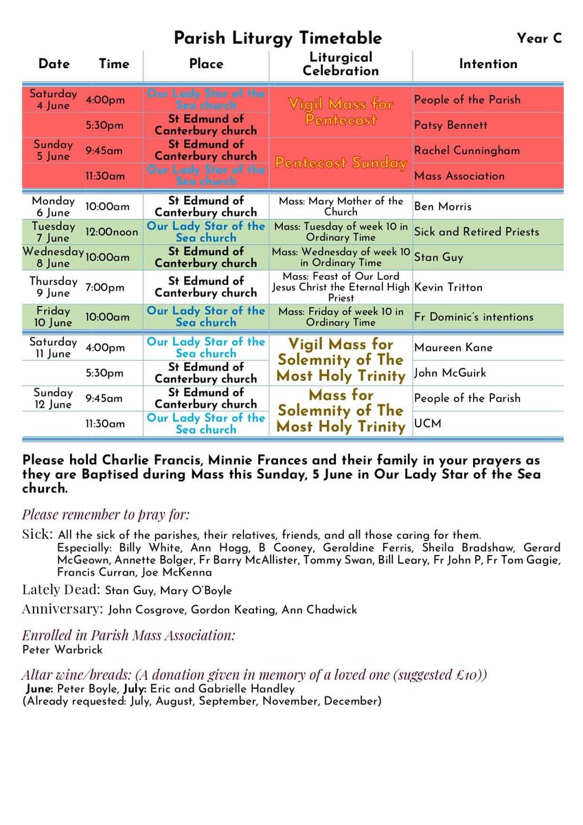 SeftonSouthDean's tweet photo. Newsletter for St Saint Oscar Romero Parish, Seaforth and Waterloo. https://t.co/eK4b96F59B