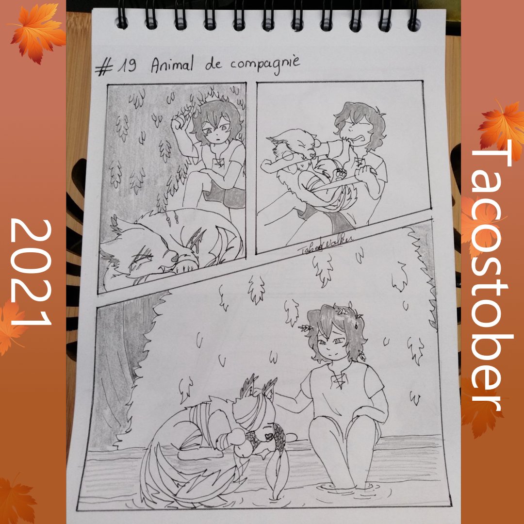 TakeoWalker_Fr's tweet photo. Tacostober Day 19: Animal de compagnie / Pet
How Emeric met his wolf =D
#traditionalart #soulmark #soulmarkemeric #emeric #memory #tacostober2021 #day19 https://t.co/JIKlNkgpT4