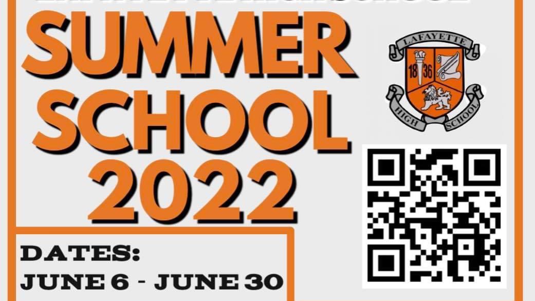 📚Summer School at LHS starts on Monday, June 6. Report to the library by 9:00AM.