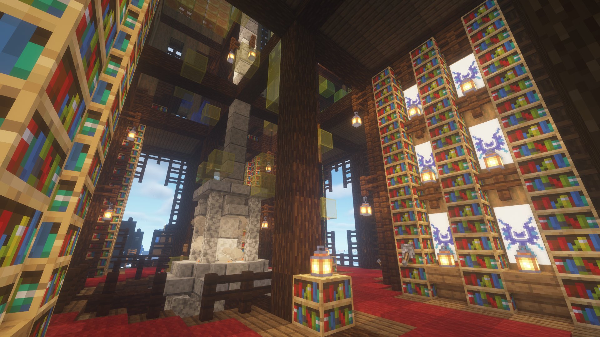 白くまさん 面白そうなminecraftのmod 名前 Better Village 村の建物 や装飾を大幅に改善して ものすごく豪華な村にするmodだよ 多種多様な建物がバイオームごとに生成され 村の周辺の装飾も素晴らしいものになります 影 Modとの相性は最高