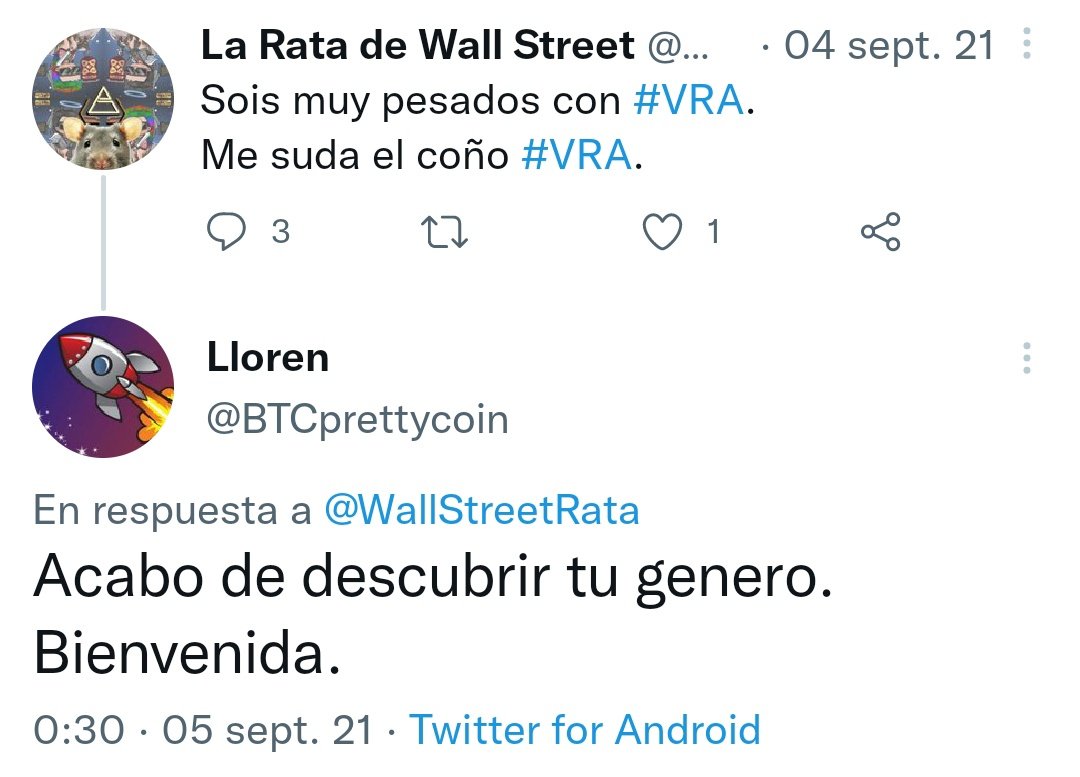 llorengs's tweet photo. @WallStreetRata 4 de septiembre de 2021.
#chochete https://t.co/LtJgdupC89