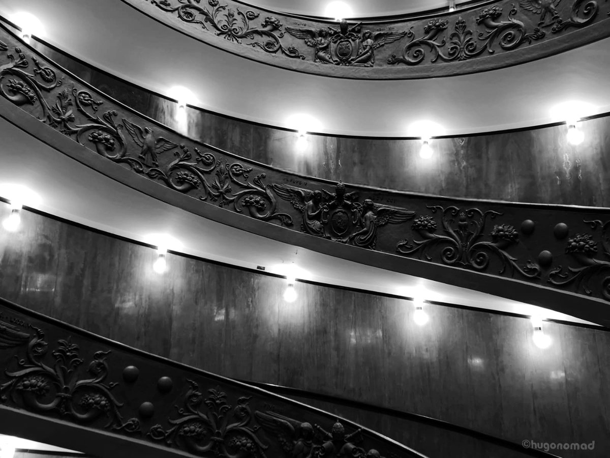 Bramante Staircase, Vatican Museums #iloverome  #Rome #travelphotography #Italy #photography #wandering 
#blackandwhitephotography