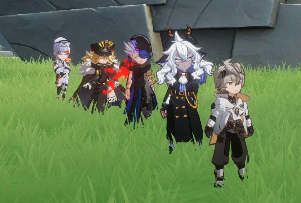 sguk711's tweet photo. #AlchemyStarsSplendor they r so cute to me they get to follow me like we r in pokemon or jrpg its great! happy anniv alchemy stars https://t.co/BdYtWotpnJ