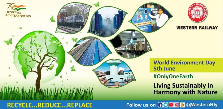 Happy #WorldEnvironmentDay 🌍🙏
On World Environment Day, let's stop harming nature… Let's join hands to bring a positive change to make Planet Earth a much healthier, greener and happier place to live on a daily basis.
#OnlyOneEarth