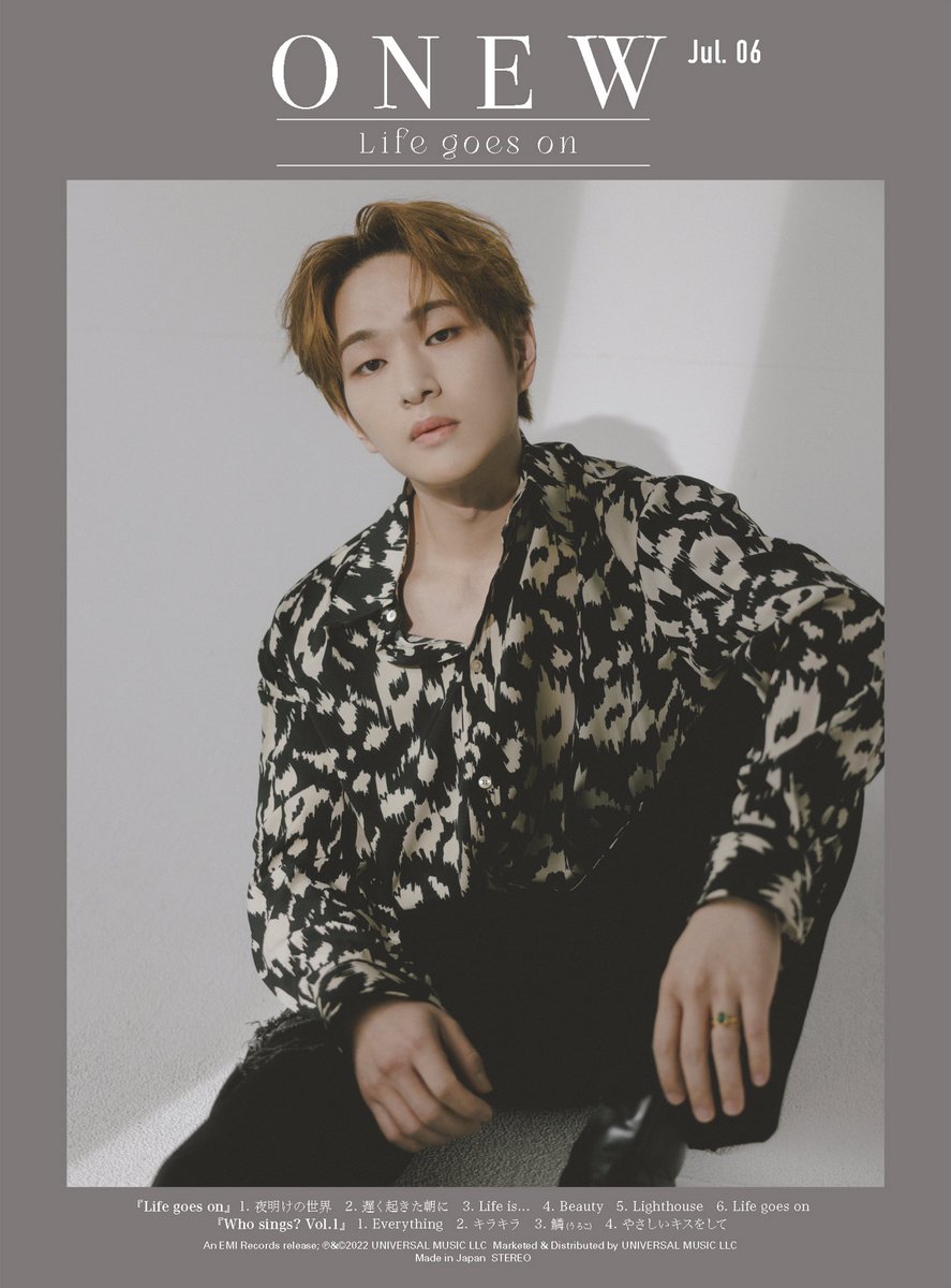 Onew_collarbone's tweet photo. ONEW 1st JAPAN ALBUM 『Life goes on』
Release on 2022.07.06 💖🎶

샤이니 온유 collarbone
#온유 #ONEW #オニュ @SHINee https://t.co/DL2YNRwNhM