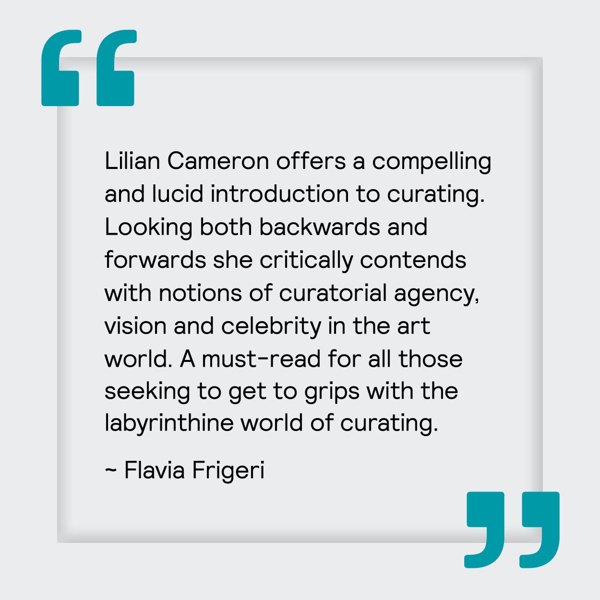 LHArtBooks's tweet photo. Lilian Cameron's book Curating Art Now is an incisive and engaging account of some of the most critical issues in curating art today.
Find out more at https://t.co/cXZz2512wb
Out on 30th June! Published in association with @SothebysInst
#CuratingArt #Curating #ContemporaryArt https://t.co/Kp1zGiD2PZ