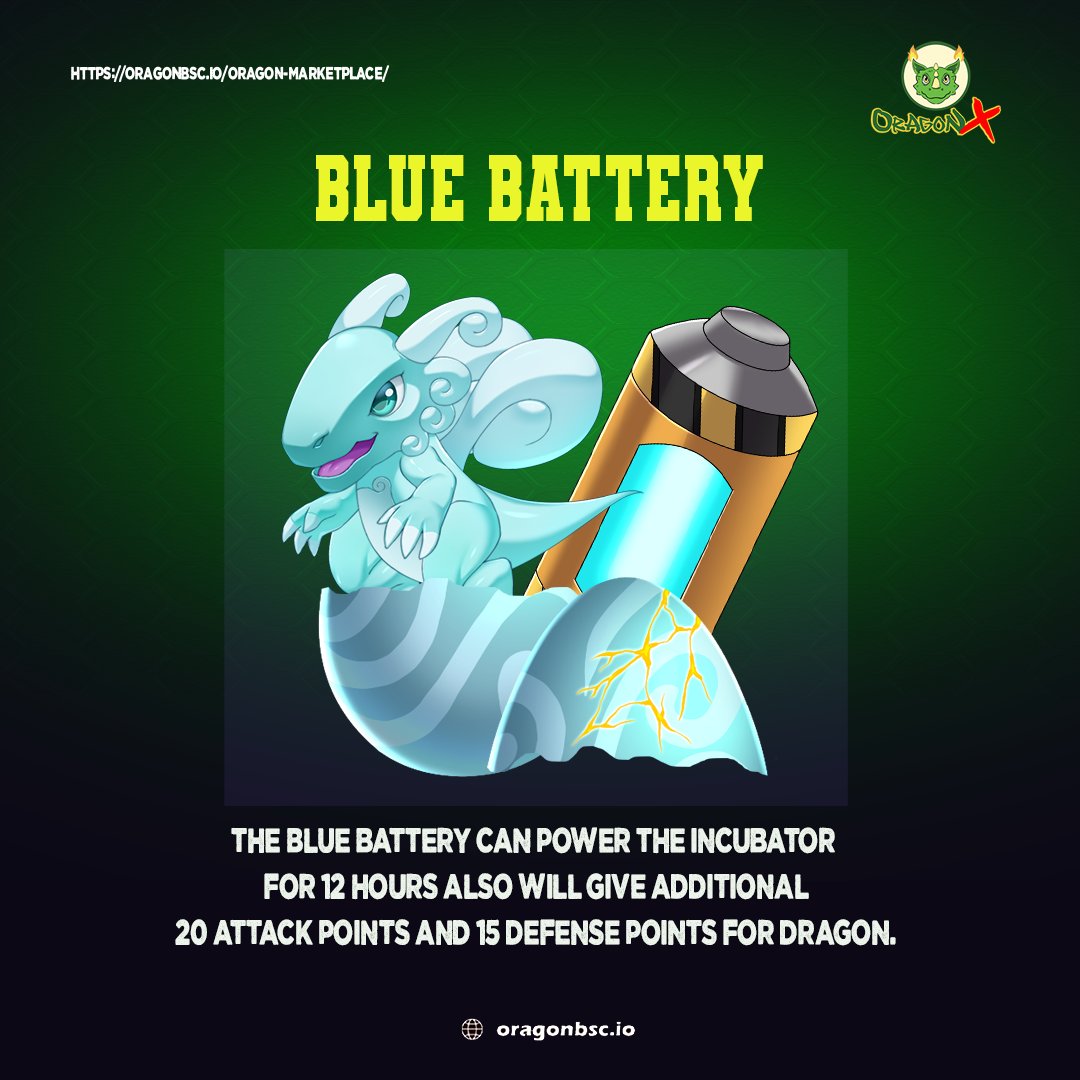 OragonXBsc's tweet photo. Collect more battery and food, so you can hatching your dragons and play with them🐲🔥
Slide for more➡️➡️➡️
#OragonX #ORGN #OragonPedia #Education #FoodBattery #NFT #P2E #P2EGame #GameFi https://t.co/nJqHSLZFR8