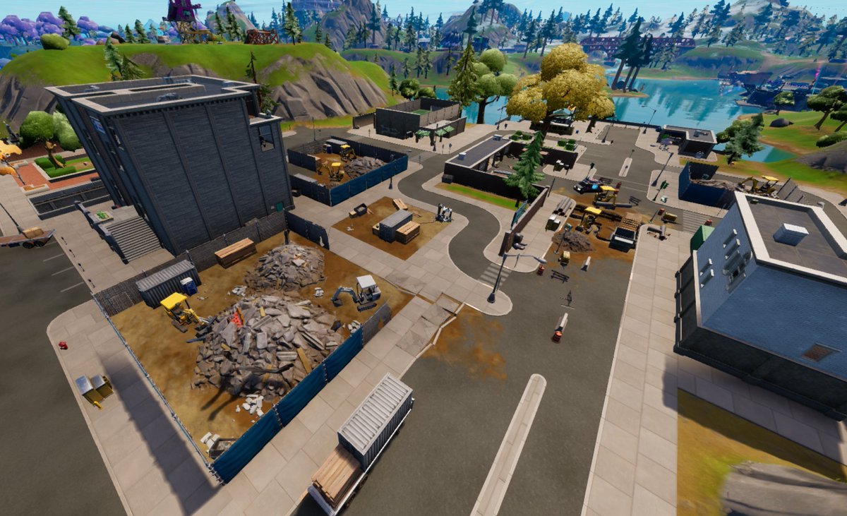 Fortnite2026's tweet photo. Tilted Rebuilding &amp; New Statue. Thanks to @FortTory! https://t.co/53d5XE51Nk