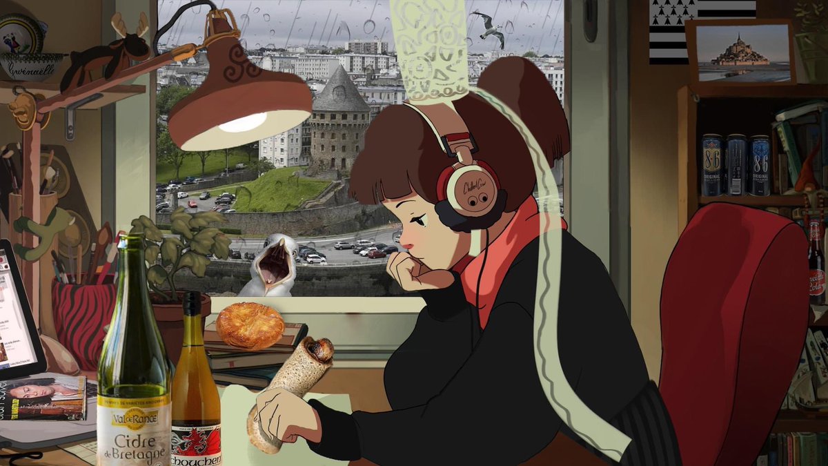 decentralises's tweet photo. Lofi Girl mais de chez vous 

[THREAD] ⤵️

(On commence par la Bretagne logique, n’hésitez pas à ajouter vos participations) https://t.co/3CfA9TsTat