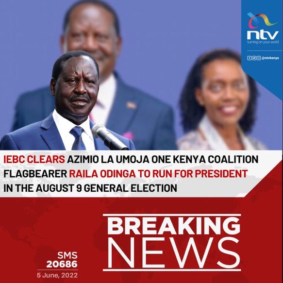 AzimioTvKe's tweet photo. It’s official. #RailasGrandMarch is on. IEBC clears baba https://t.co/jYWFJSV5LK