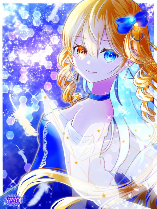 金髪のtwitterイラスト作品