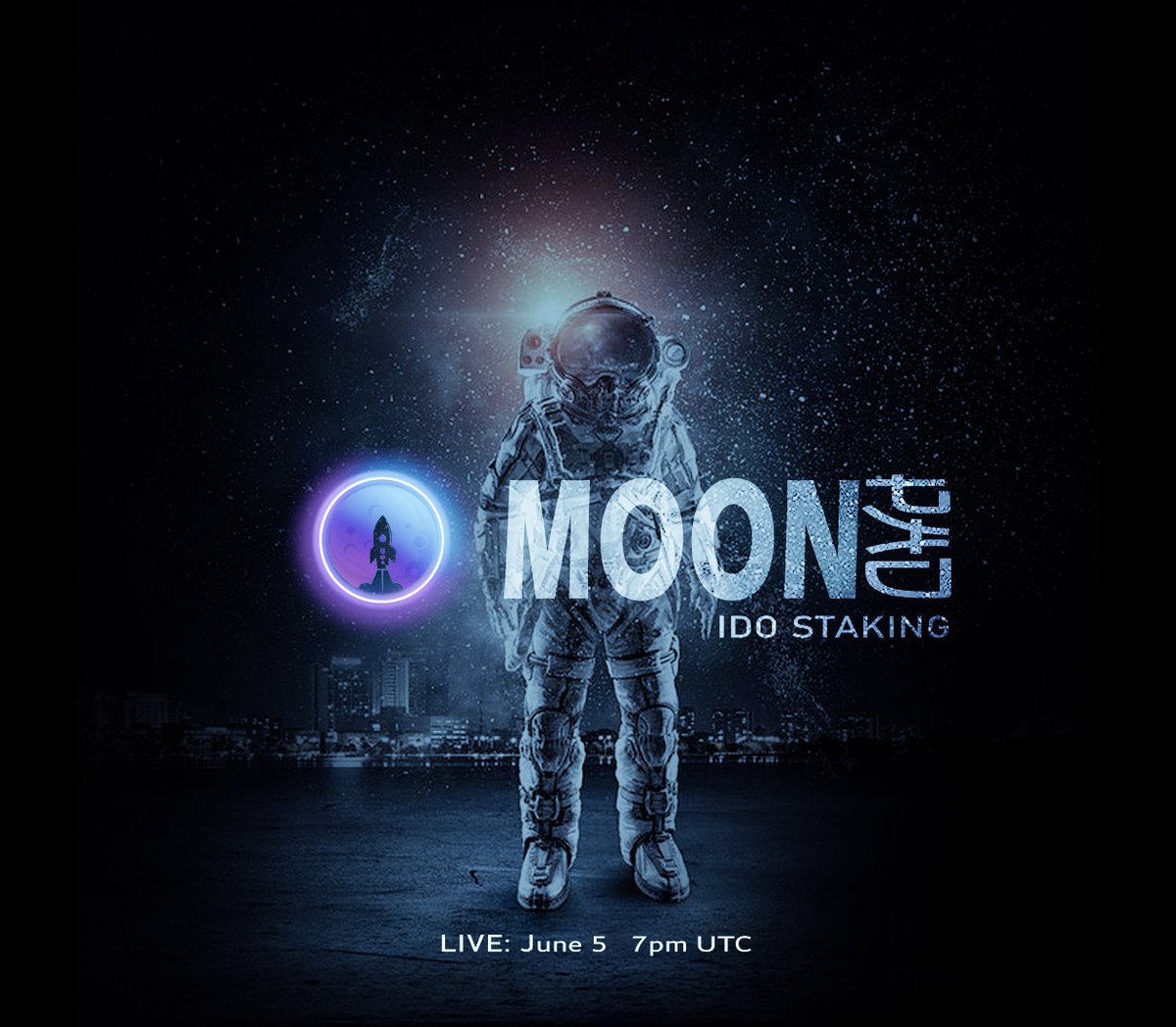 Moonpad ido staking will be live tonight 7pm UTC🚀🚀🚀