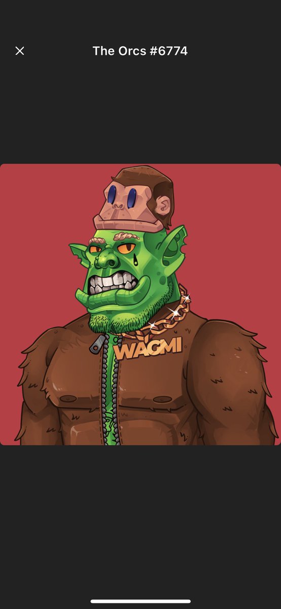 nelloopolesee's tweet photo. There is no 3 without 4🤯.@TheOrcsNFT to the moon🌒.The community is everyday stronger and the announcement are hella fire❤️‍🔥.Nice chance to enter at a low fp😜#WAGMI https://t.co/3axg27nxuy